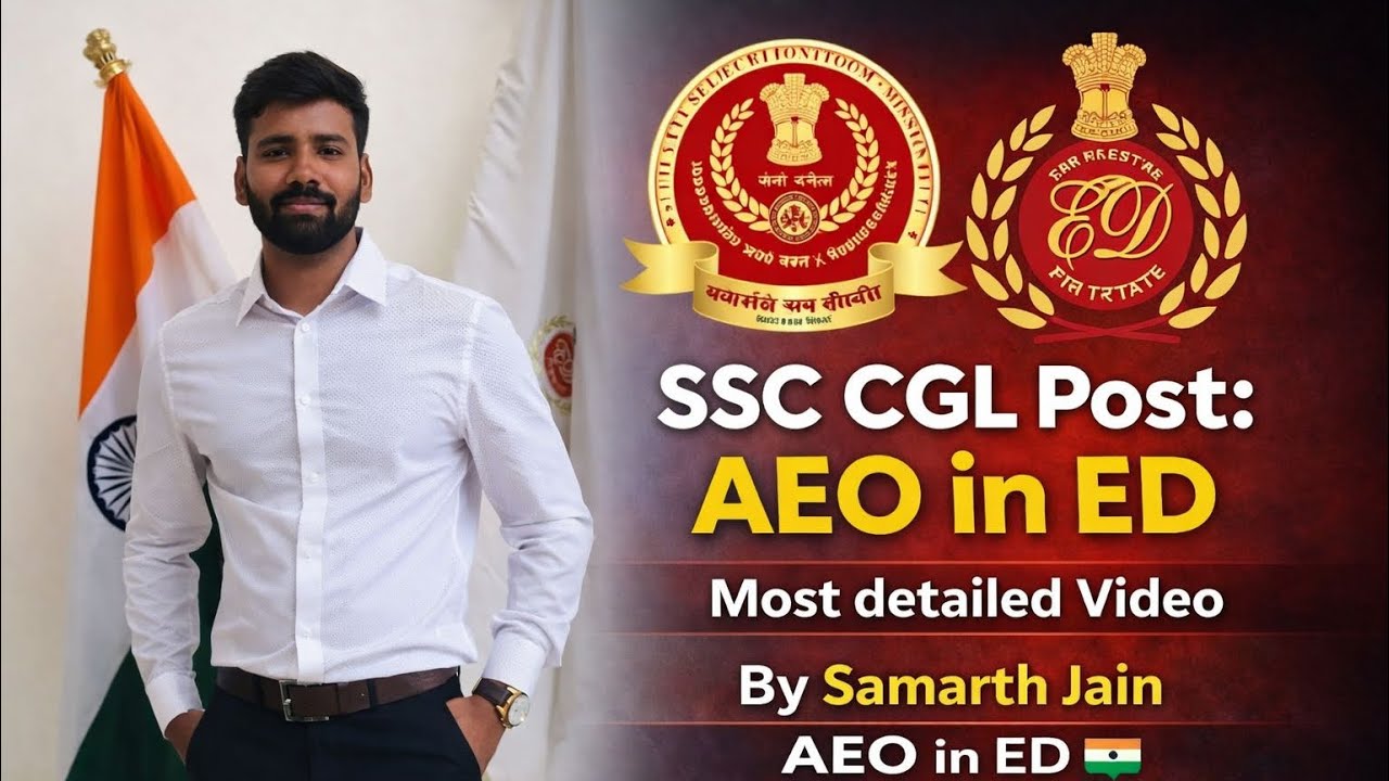 SSC CGL POSTS | AEO in ED 🇮🇳| Complete Details | SSC CGL 2025
