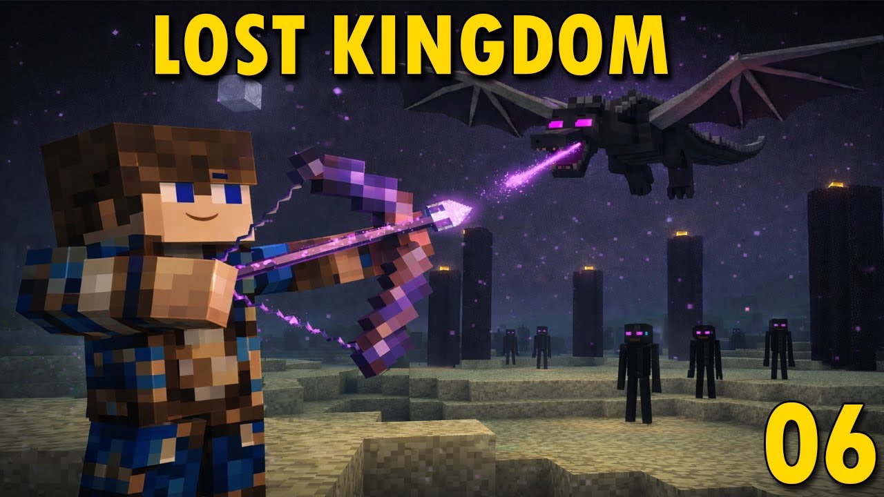 MATANDO O ENDER DRAGON | LOST KINGDOM #6 | Minecarft 1.21.10