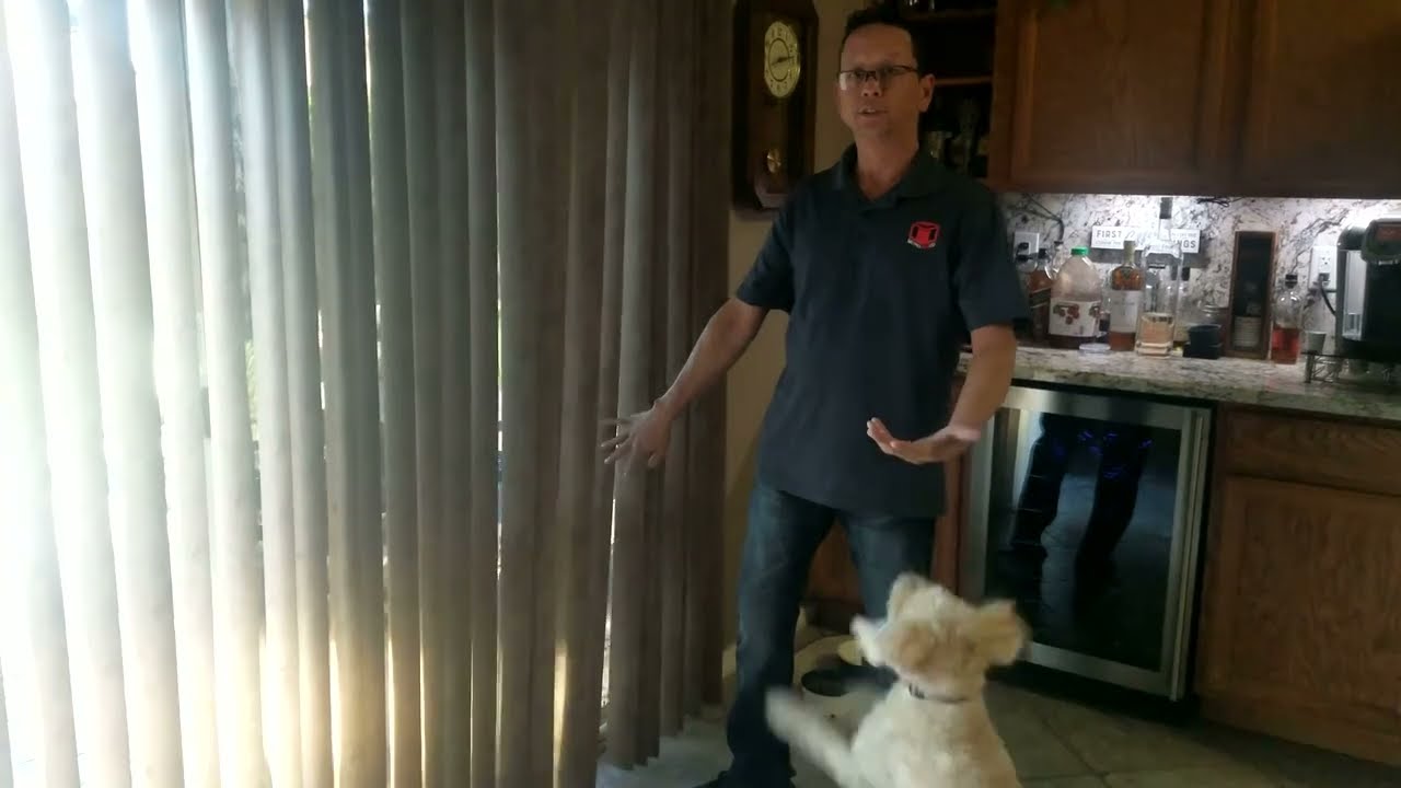 Lean at home - Sliding door/doggie door lock improvement. 3/16/2020
