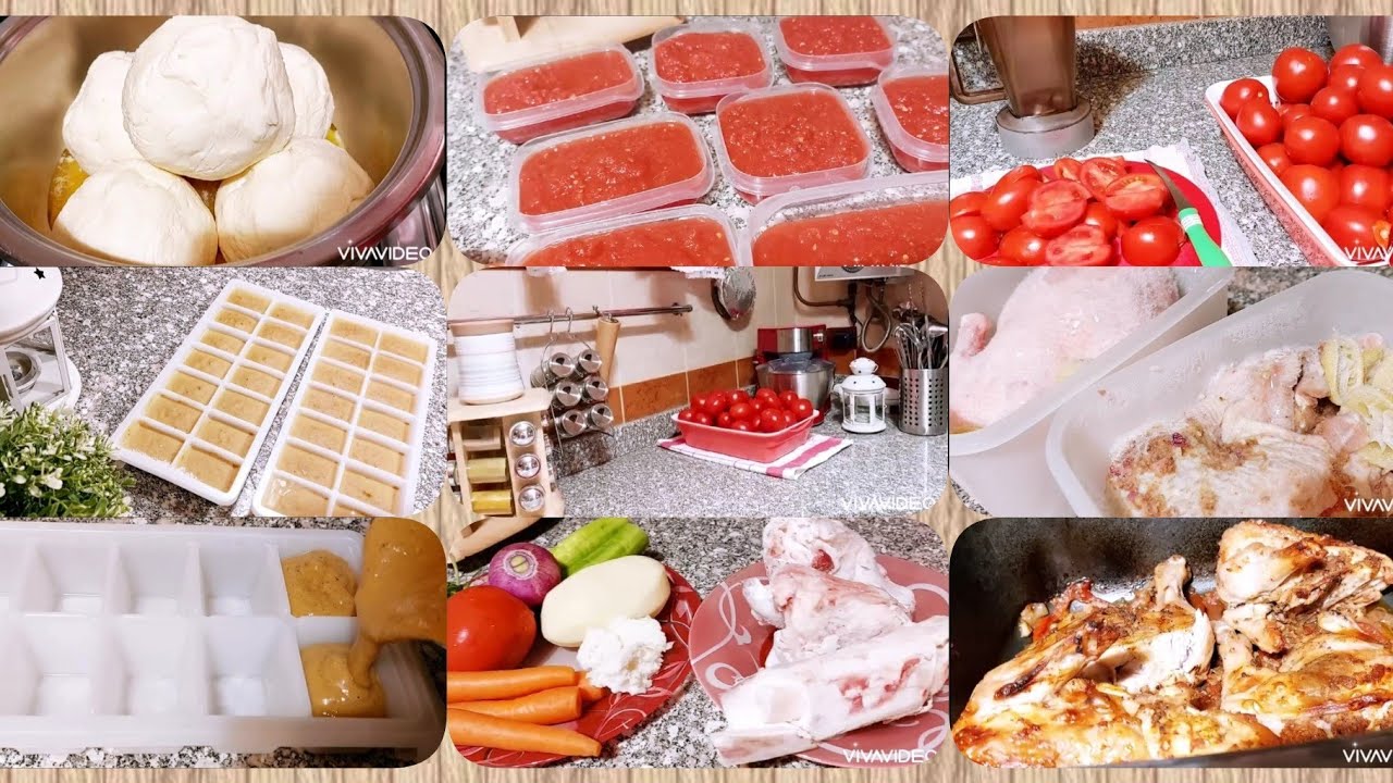 روتين تجهيزات رمضان 2022🤗وتفريزات أصناف دجاج🍗جمبري بانية🦐مكعبات مرقة🍖🥕🧅صلصة فى علب ايكيا🥫زبدة بلدى🧈👏