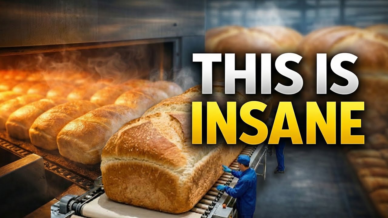 Inside a Bread Factory | From Dough to Packaged Bread