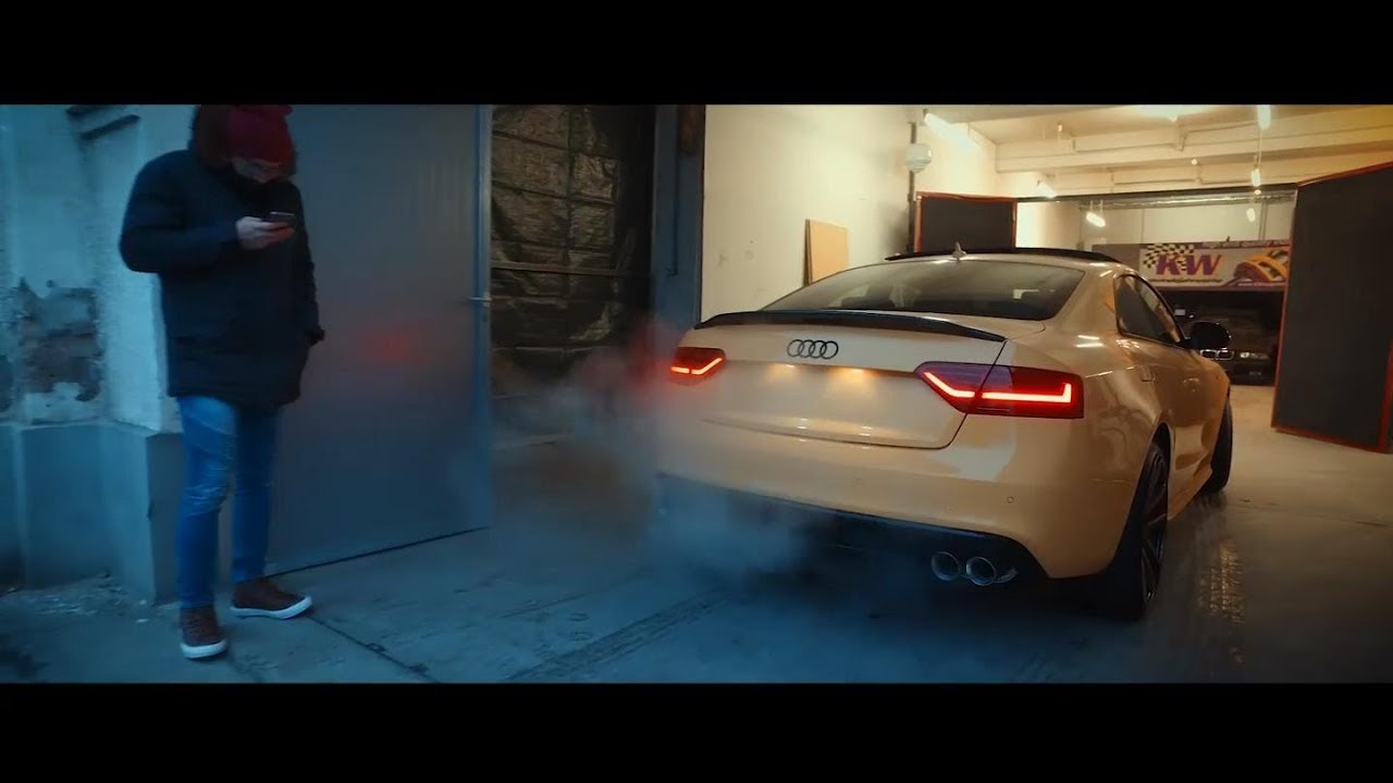 Bagged Audi S5 B8 Coupe w/ ARMYTRIX Cat-Back Exhaust & Rotiform Wheels By ATHLT CarPerformance