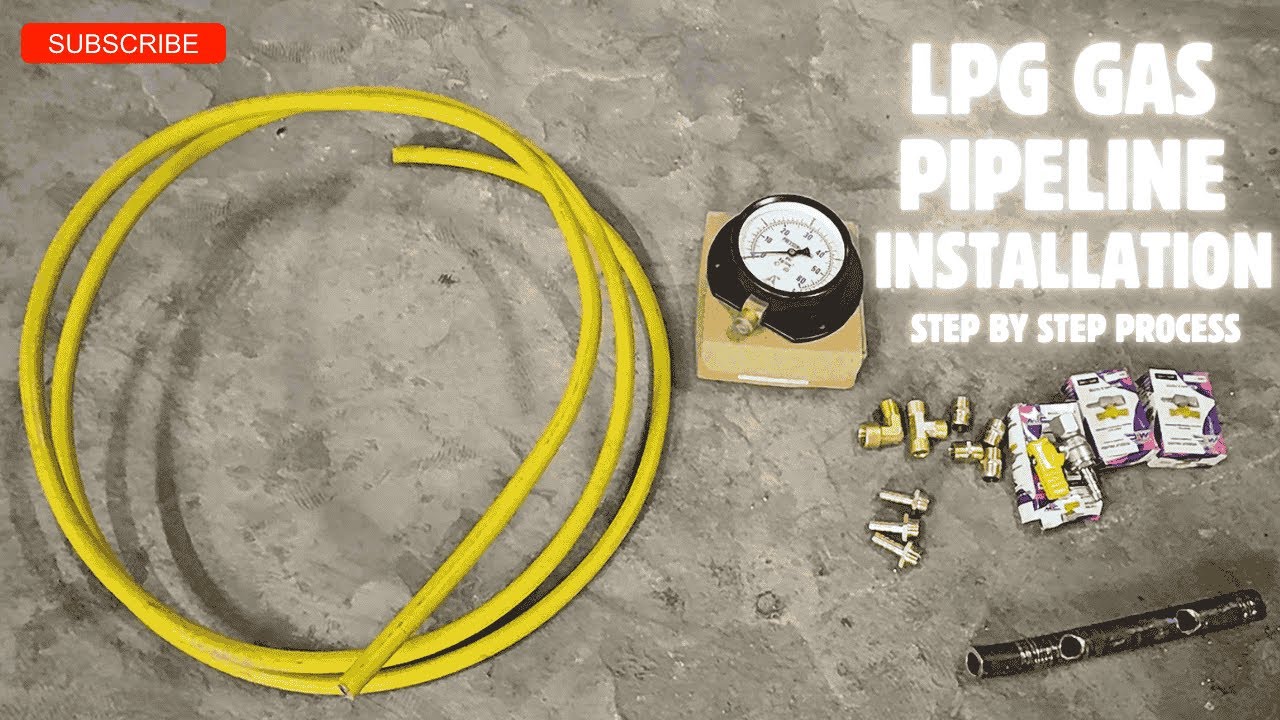LPG GAS PIPELINE INSTALLATION FOR KITCHEN