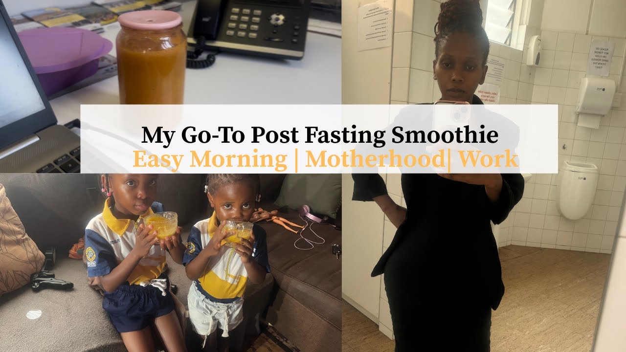 Simple Breakfast After fasting Nourishing Smoothie Recipe. 