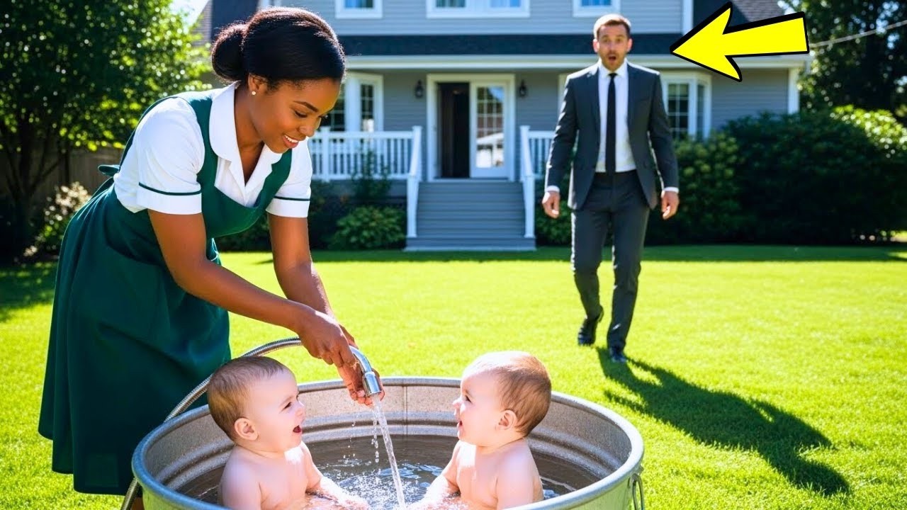 BILLIONAIRE CAME HOME EARLY AND CAUGHT  THE NANNY WITH HIS TWINS — WHAT HE DID NEXT SHOCKED EV