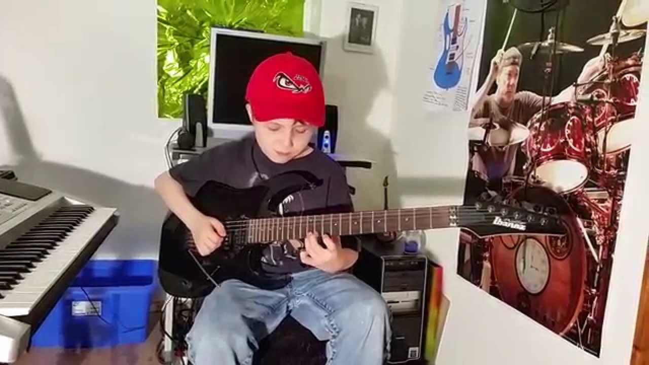 Dustin Tomsen 10 yr old covers Steve Vai 