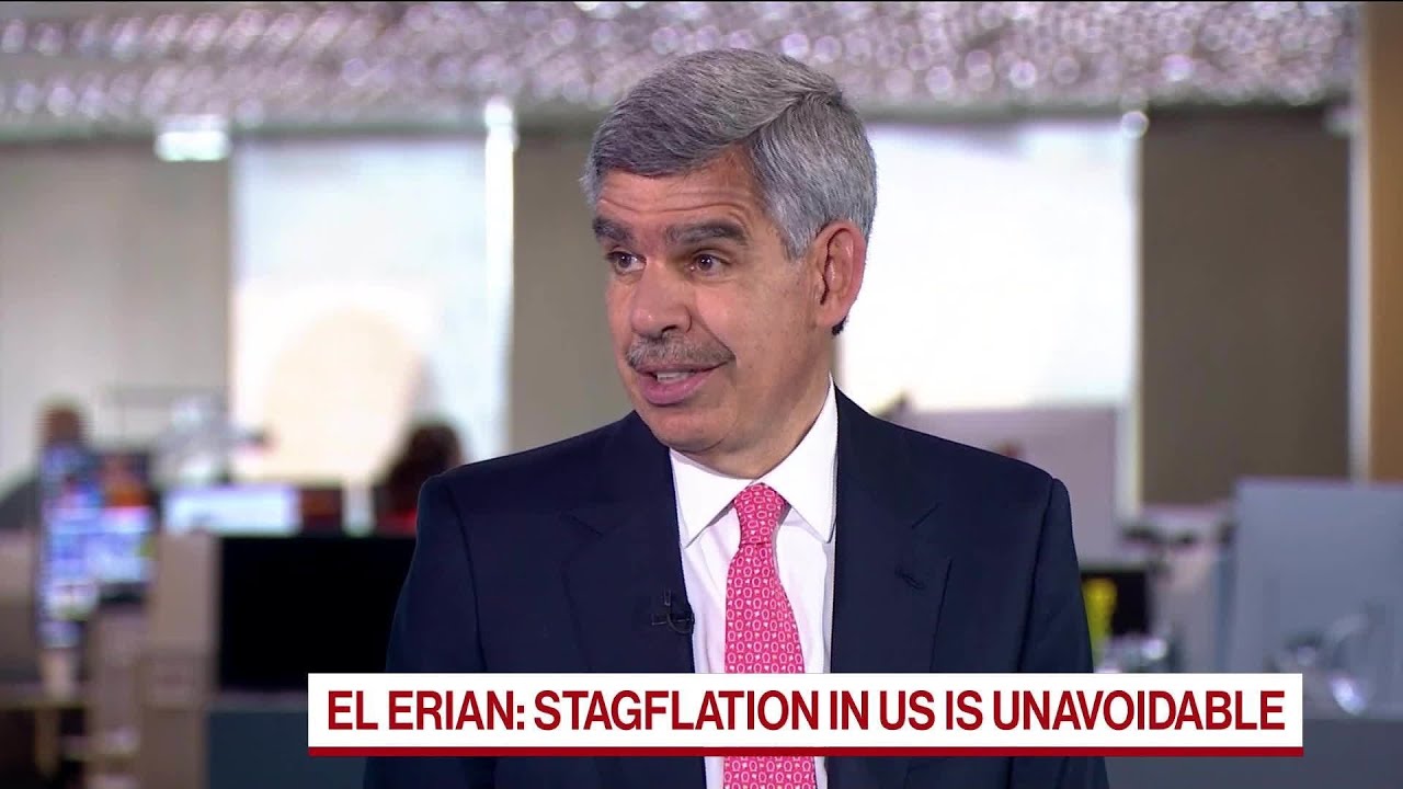 El-Erian Says US Stagflation Is 'Unavoidable'