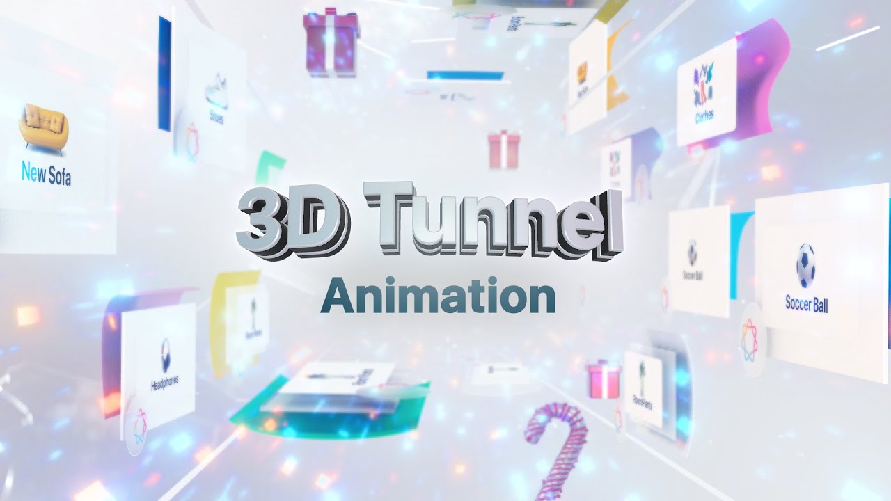 How to create a 3D TUNNEL Animation in AfterEffects