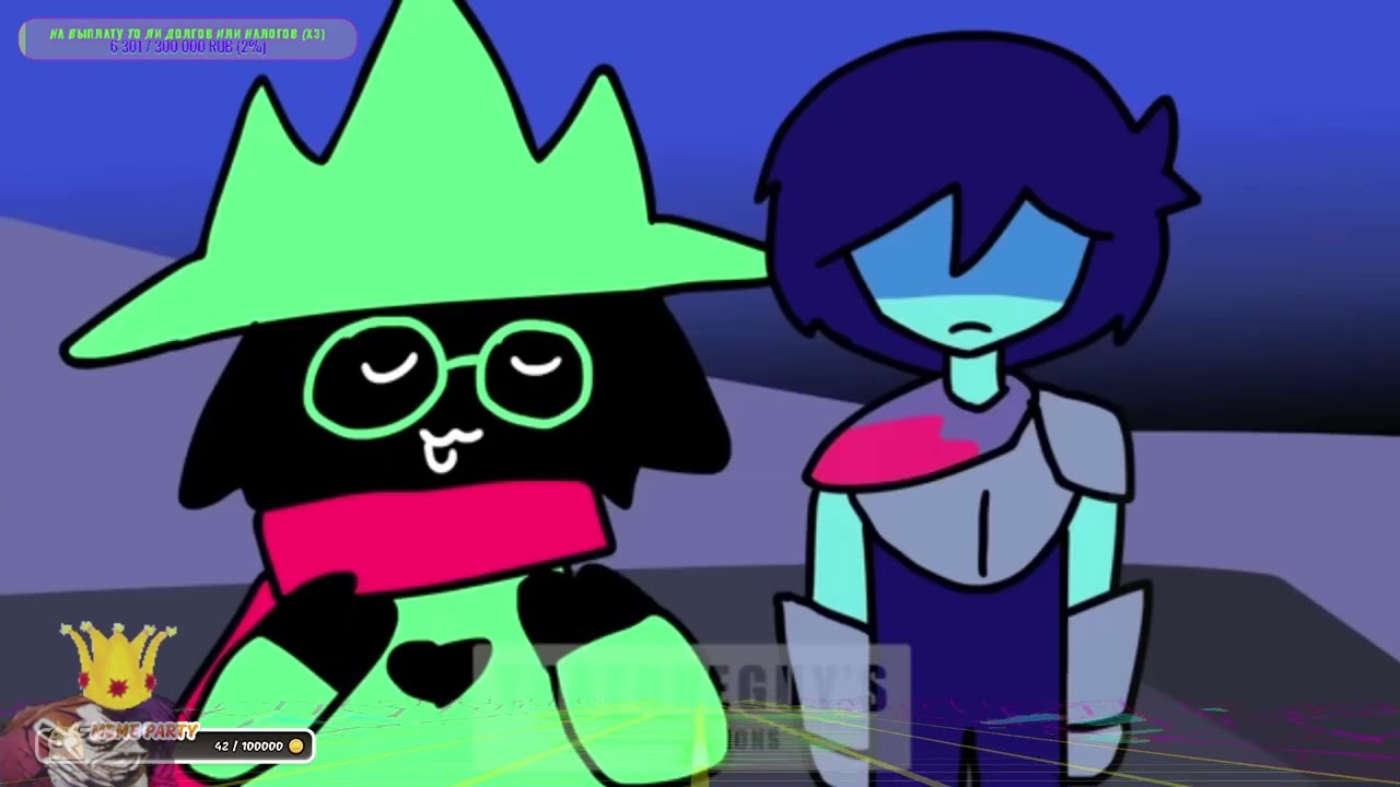 GOLDENVIP реагирует  лучшие анимации Undertale & Deltarune | Bad Time, Дельтатреш и эпичные ремейки