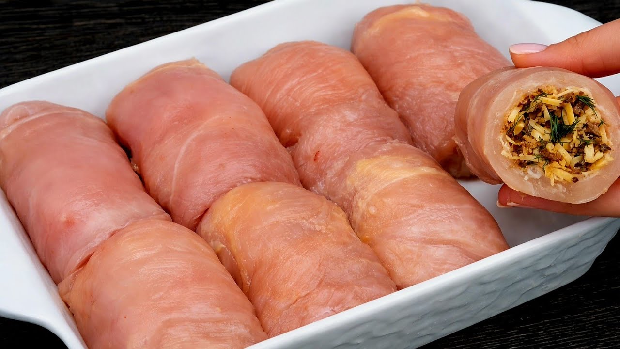 😋I won't fry anymore! I learned this trick at an expensive restaurant!Juicy chicken rolls in 10 min
