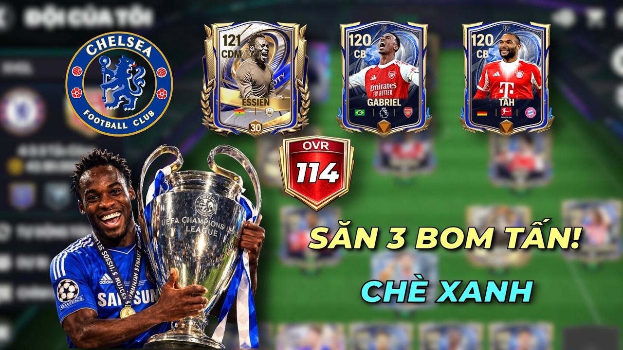 Tôi cày chay 3 ngày FC Mobile VN : Đưa Về Clb Chelsea với 3 Bản Hợp Đồng ChẤT Lượng Với 8 Vé Quay