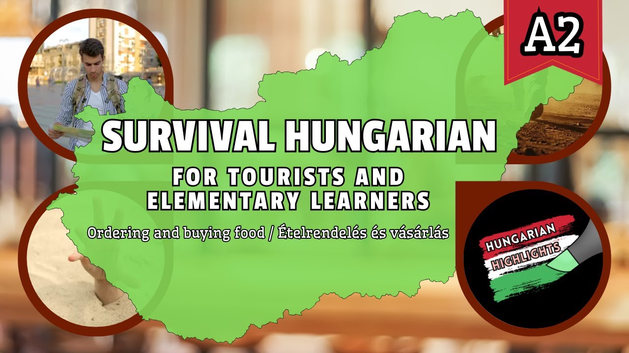 Survival Hungarian  | Part 2: Ordering and buying food with food intolerances (as well) | A2