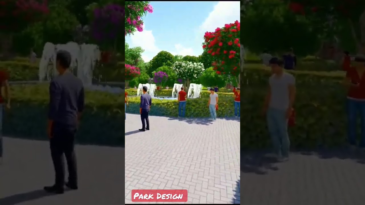 Park design ideas#_Sketchup_lumion