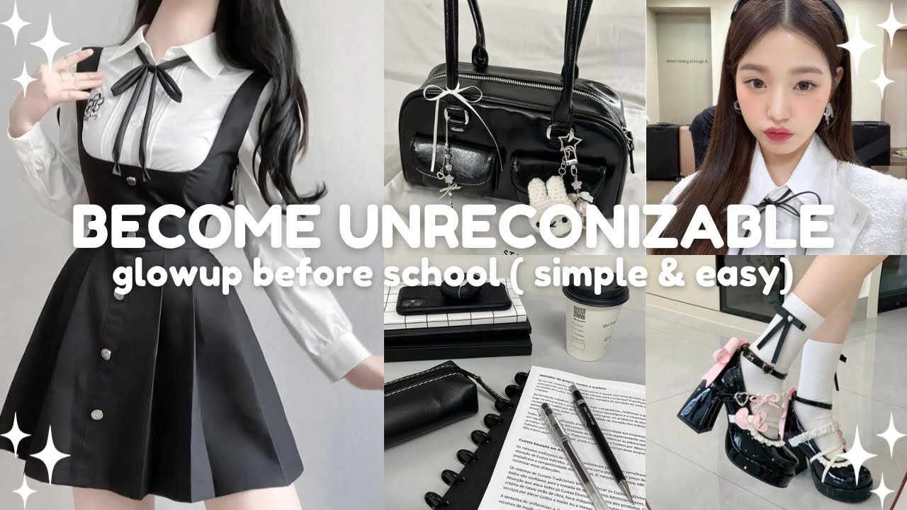 BECOME UNRECOGNIZABLE 🌷 | Simple and Easy ways to GLOWUP before school