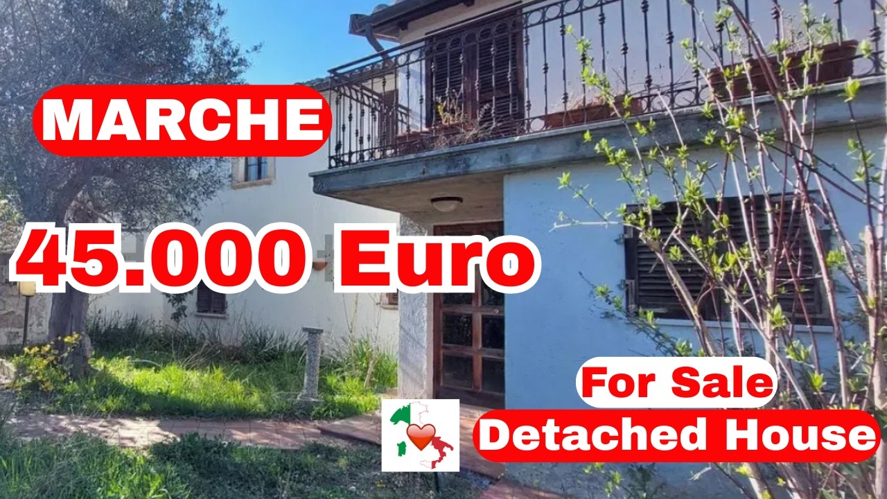 MARCHE, Lisciano ASCOLI PICENO, DETACHED HOUSE 45K, 2 Floors [Terrace and Garden] 112sqm/1250sqf