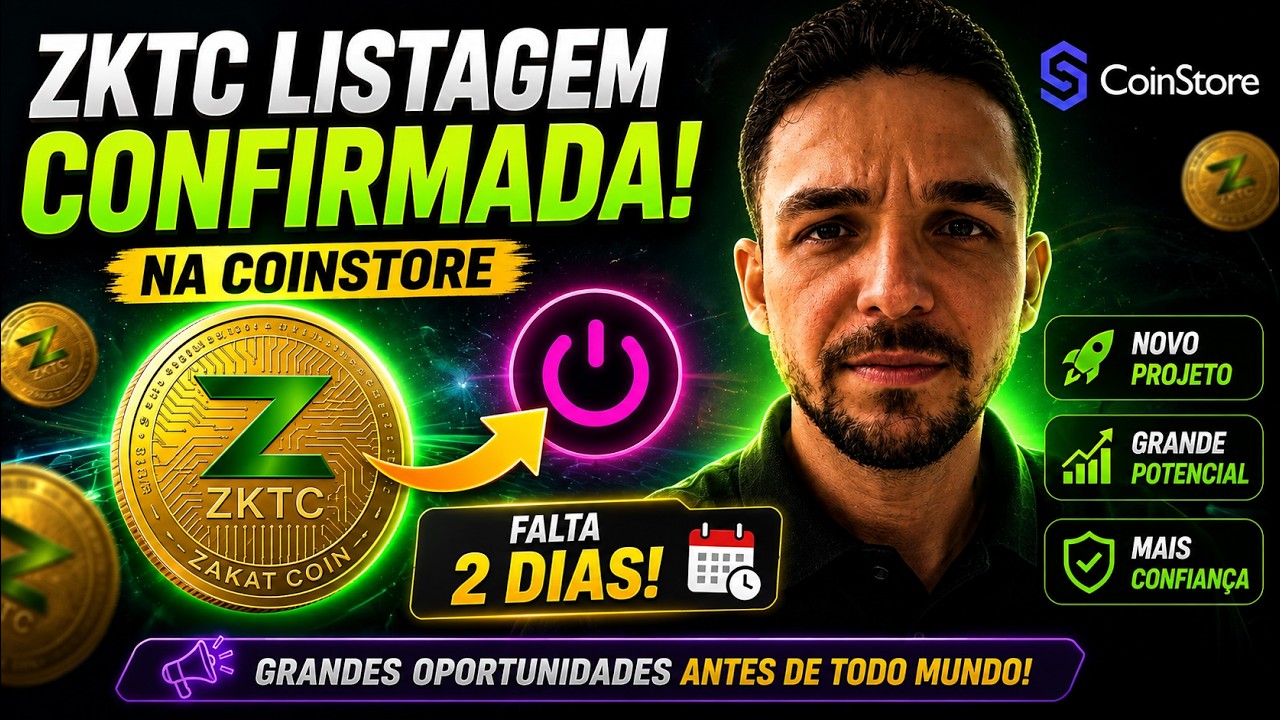 🚨 NOVA CRIPTOMOEDA PODE EXPLODIR? CONHE&Ccedil;A A ZakatCoin ANTES DO LAN&Ccedil;AMENTO!