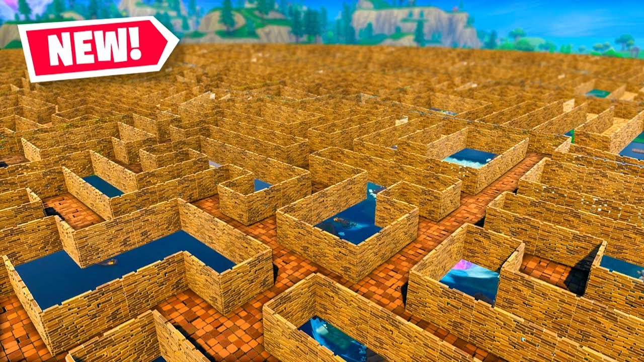 GIANT MAZE BATTLES in Fortnite Battle Royale