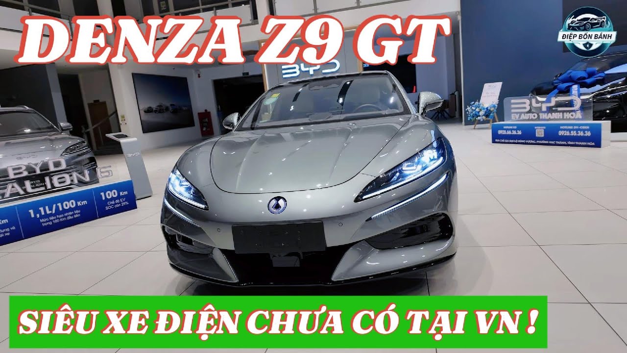 SIÊU XE ĐIỆN DENZA Z9 GT ĐỐI THỦ NẶNG KÝ  PORSCHE  !