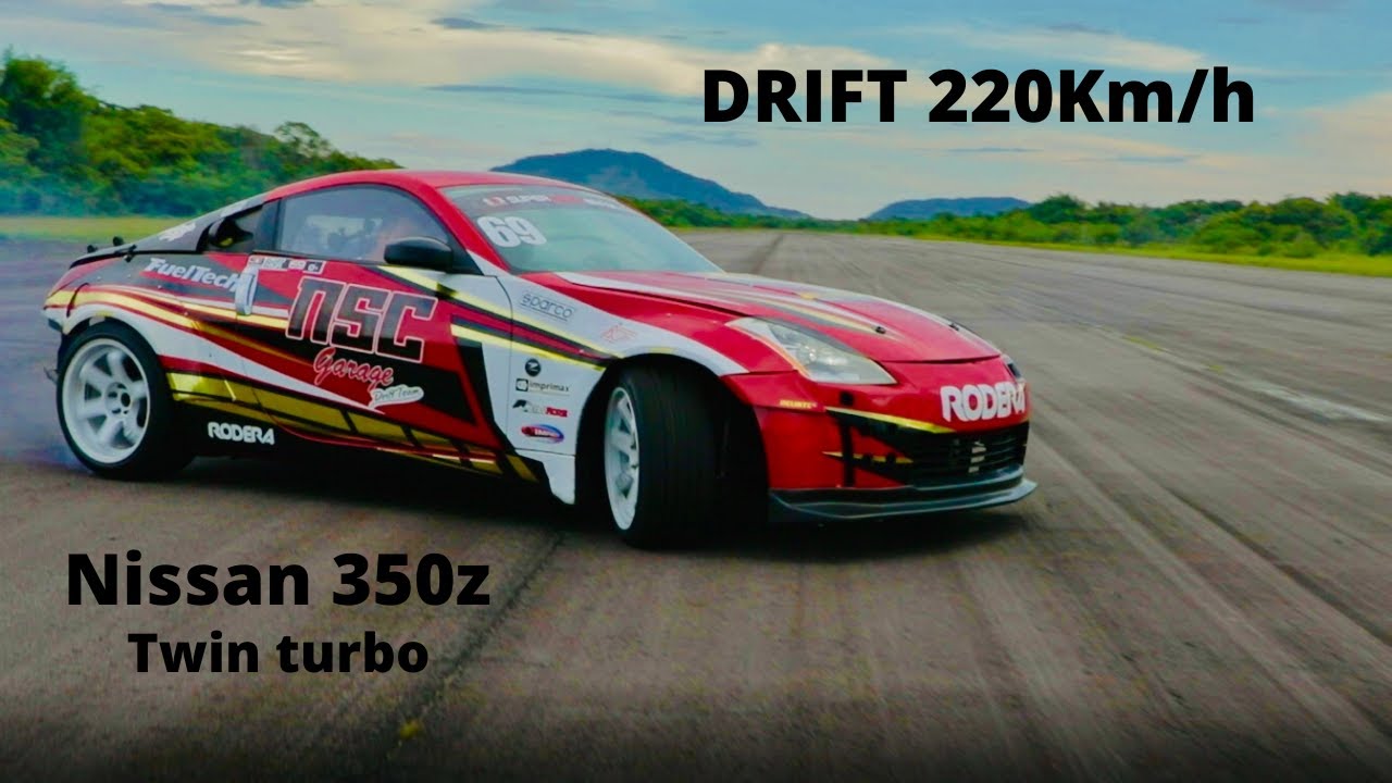 DRIFT A 220 KM/H NISSAN 350Z BITURBO ‹ Diego Higa ›