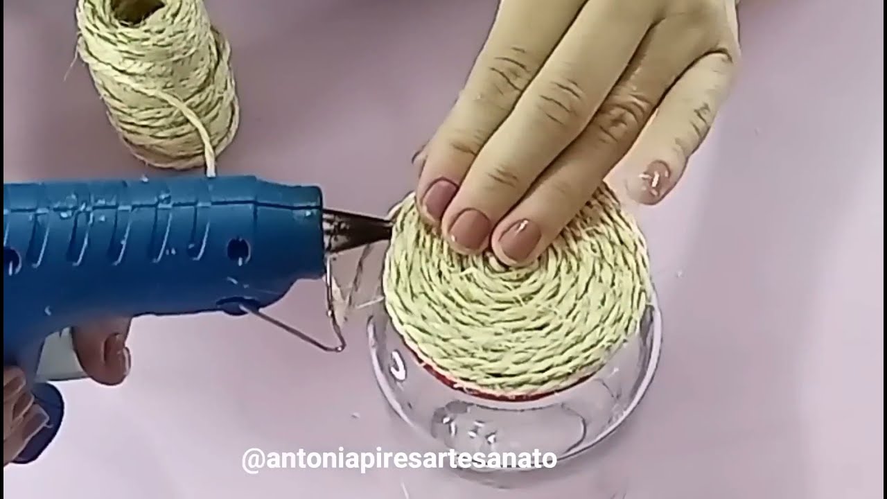 DIY POTE DE AZEITONA DECORADO