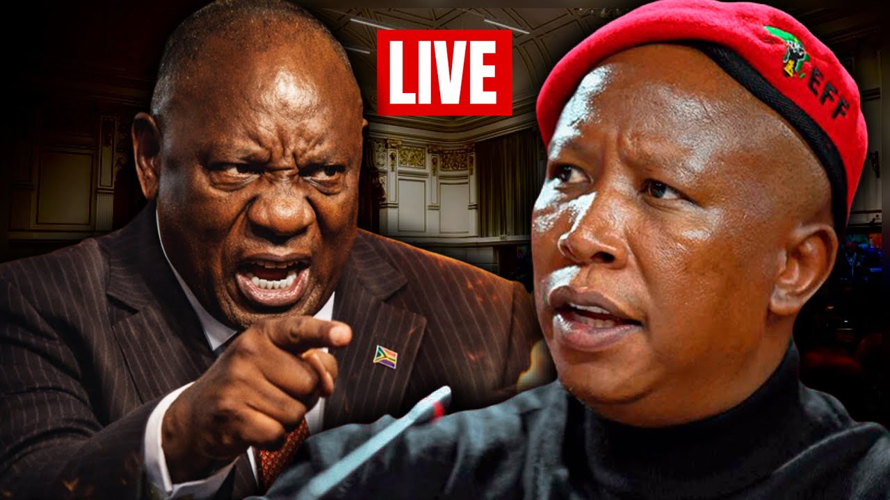 MALEMA vs RAMAPHOSA in The Parliament Question & Answer!