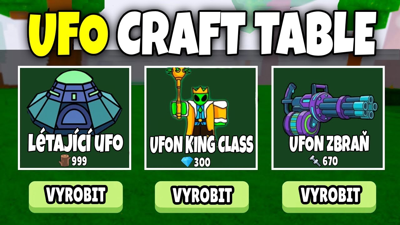 99 Nocí v Lese, ale CRAFTING TABLE je UFO...