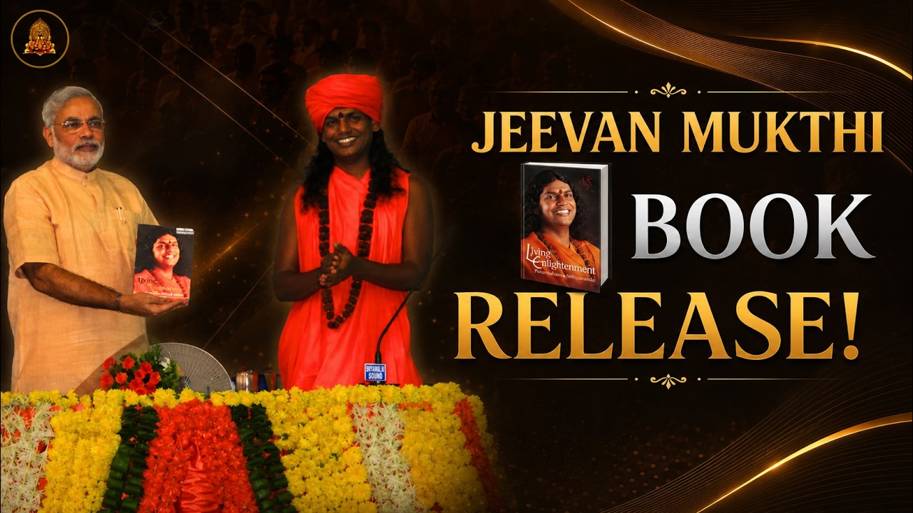 Honorable PM Narendra Modi & THE SPH Bhagavan Nithyananda Paramashivam | 'Jeevan Mukti' Book Release