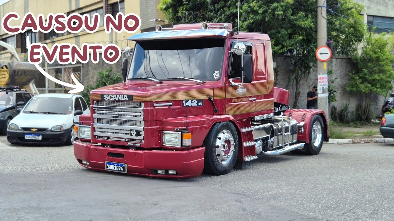 SCANIA INSANA PAROU O EVENTO, PEGOU O CAMINHÃO DO PATRÃO E FOI PRO ROLE
