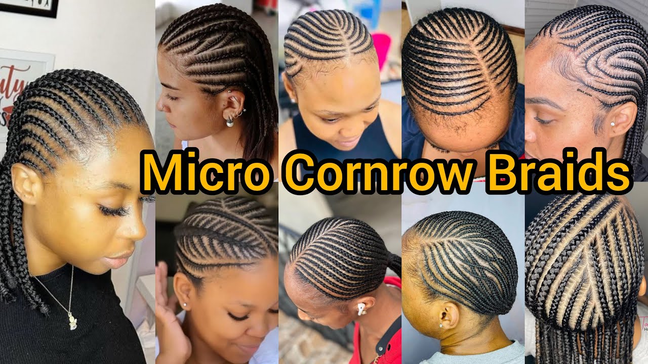 Cornrow Braids to try out in 2025 | Straight Back Cornrows for Black Women |Micro Cornrow Hairstyles