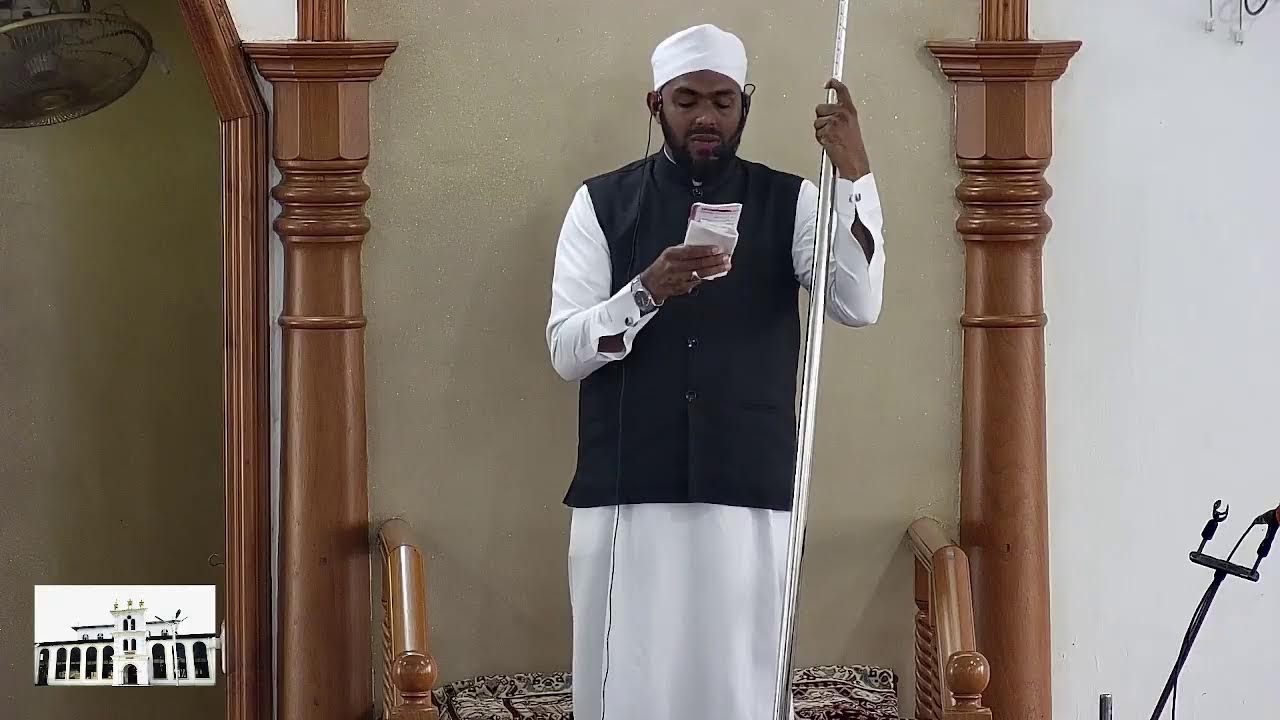 Raeesul Mukaddhamush Shazuly AlHaj Moulavi Ikram (Fassy) Jumma Bayan 12-12-2025