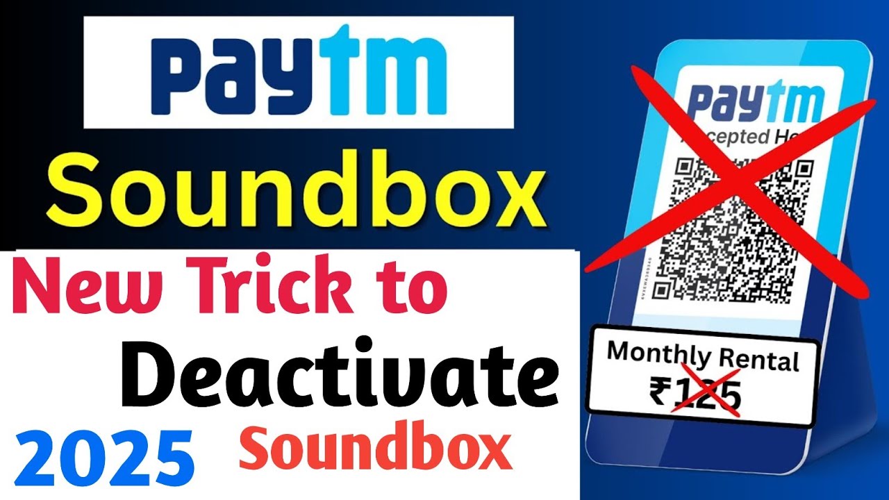 Paytm sound box deactivated !! Paytm soundbox ko band kaise kare !! how to do lifetime free soundbox