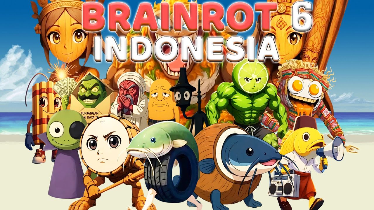 INDONESIAN BRAINROT: ANIME OPENING (P.6) | Official Music Video