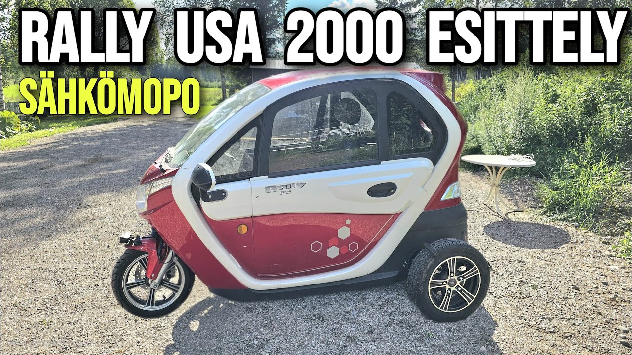 RALLY USA 2000 SÄHKÖMOPO ESITTELY JA KOKEMUKSIA mm. toimintamatka
