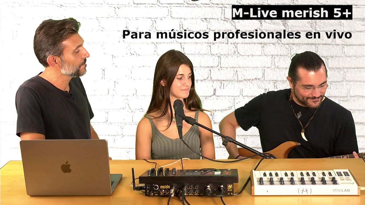 M-Live Merish 5+. ¡Máximo potencial para músicos en vivo e interactuación con el público!