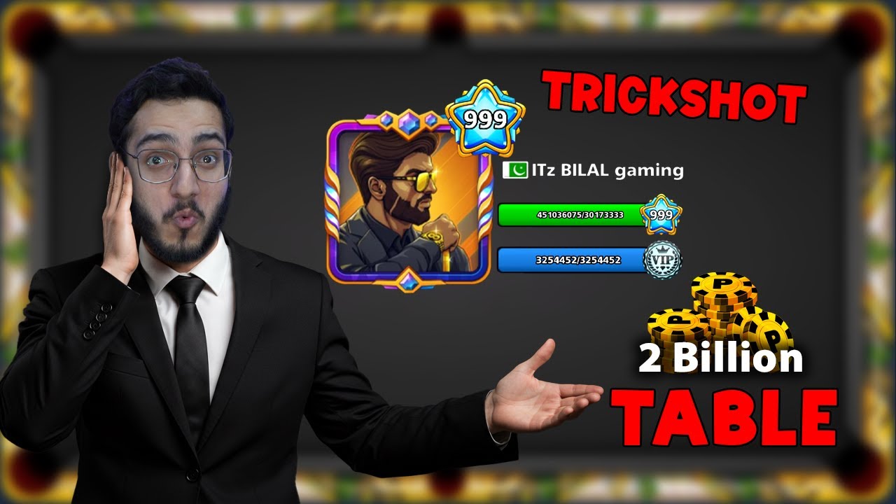 2 BILLION TABLE OMG TRICKSHOTS EPIC GAME 8 BALL POOL 😱‼️