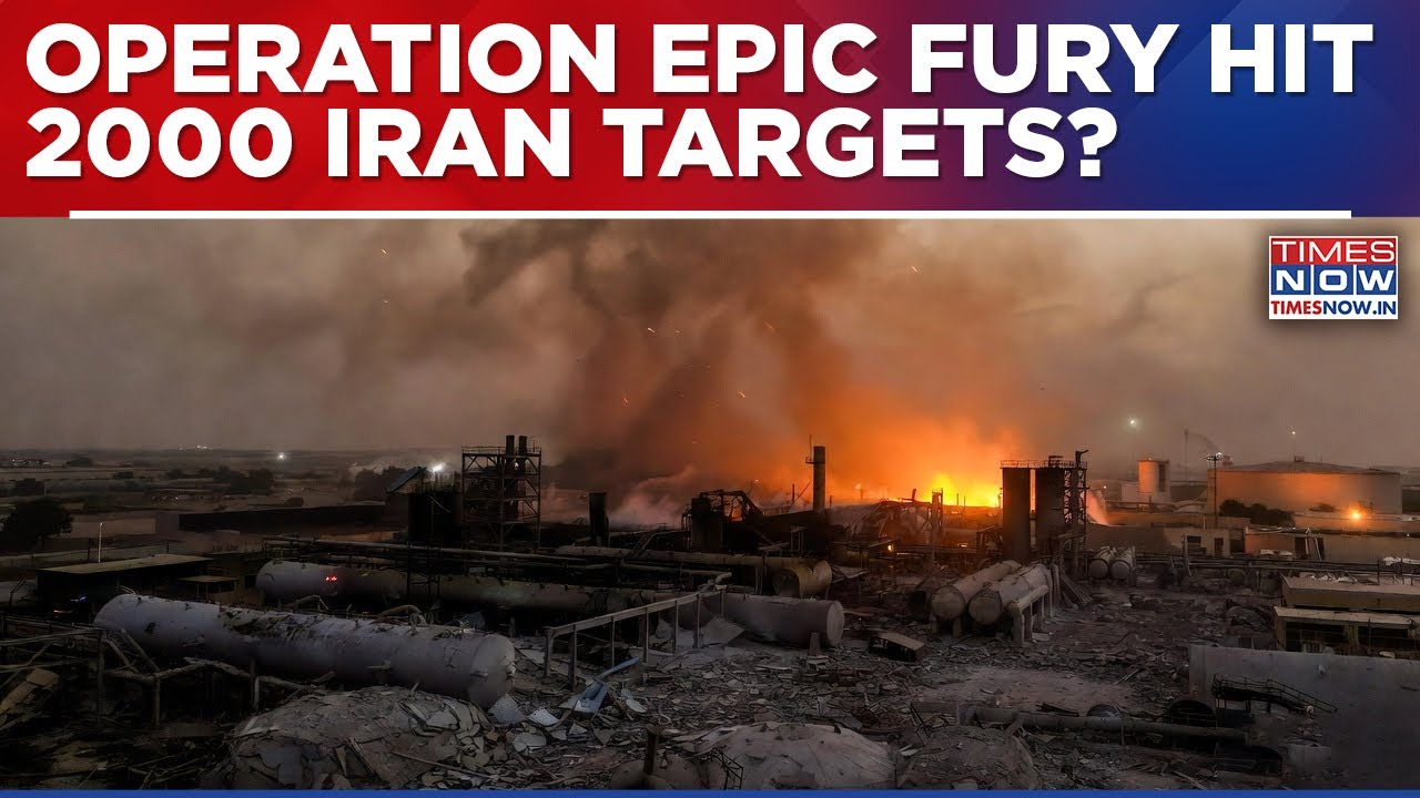 US Claims 2,000 Iran Targets Hit In Operation Epic Fury; Iran Strikes Bahrain Oil Refinery Facility