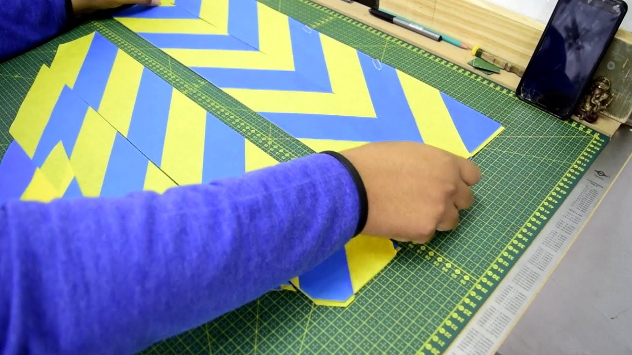 Pipa Corte e Recorte Simples Seta 3D com duas cores | Escola de Pipeiros