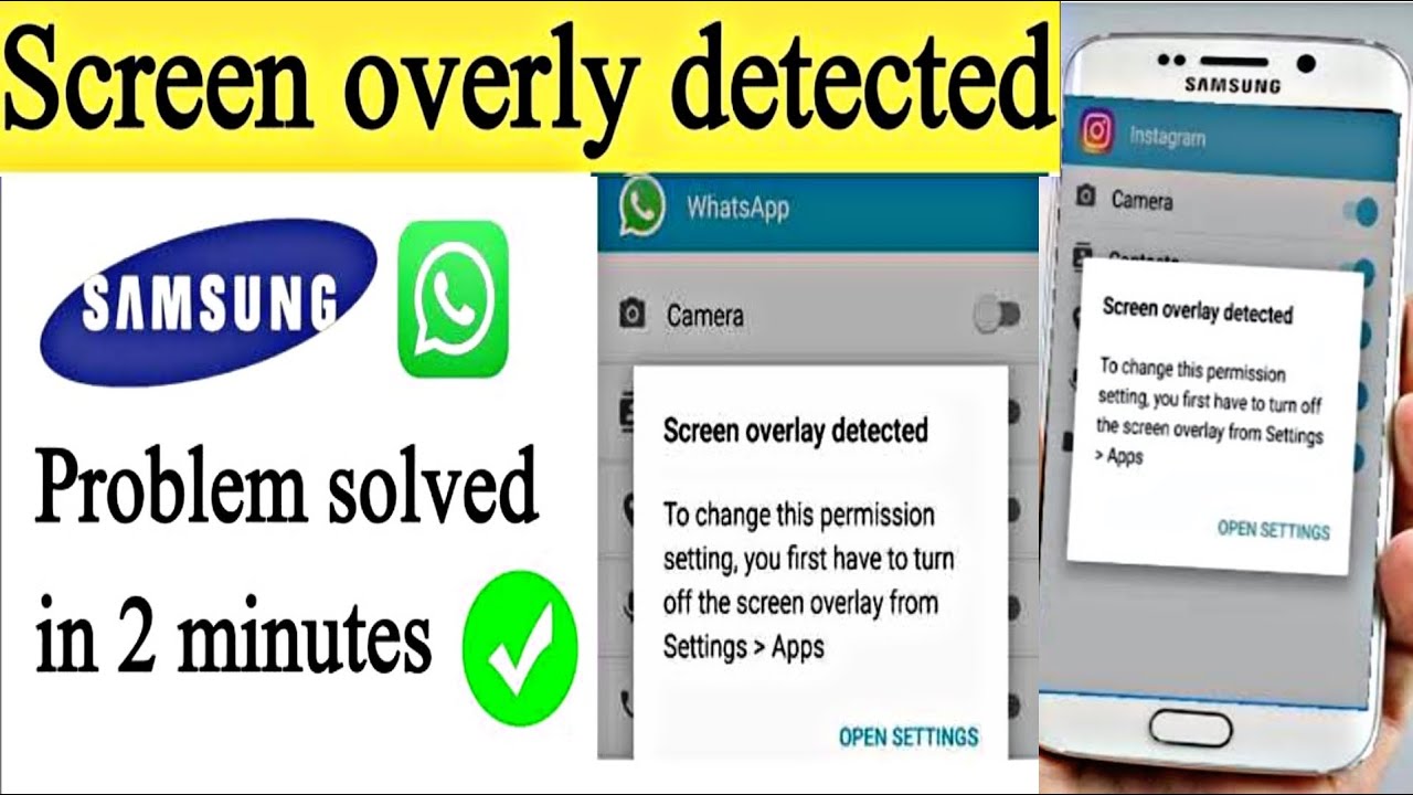 Обнаружено наложение экрана | Как отключить наложение экрана на всех моделях Samsung Easy Solutio...