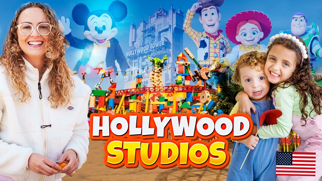 PRIMEIRA VEZ NOS PARQUES DA DISNEY - HOLLYWOOD STUDIOS - FAMÍLIA BELLA LISA E LUCCA SHOW