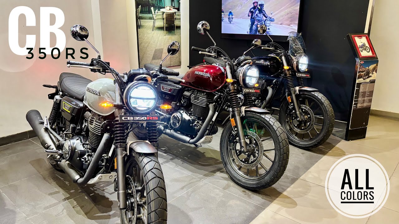 CB350 Rs all colors full comparison 😍🔥 which is best bike for you ?