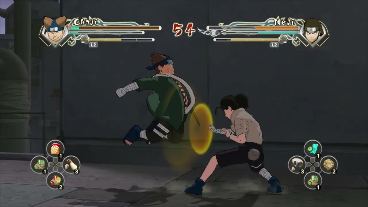 Choji (Part 1) vs Neji - Naruto Shippuden Ultimate Ninja Storm Generations