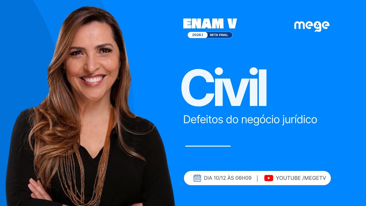 ENAM V 2026.1 (Civil - Defeitos dos negócios jurídicos)