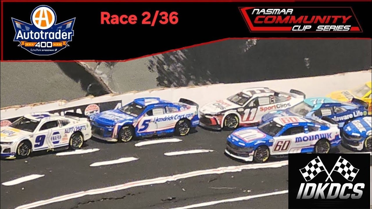 Autotrader 400 at Atlanta | NASMAR Community Cup Series | NASCAR Stop Motion