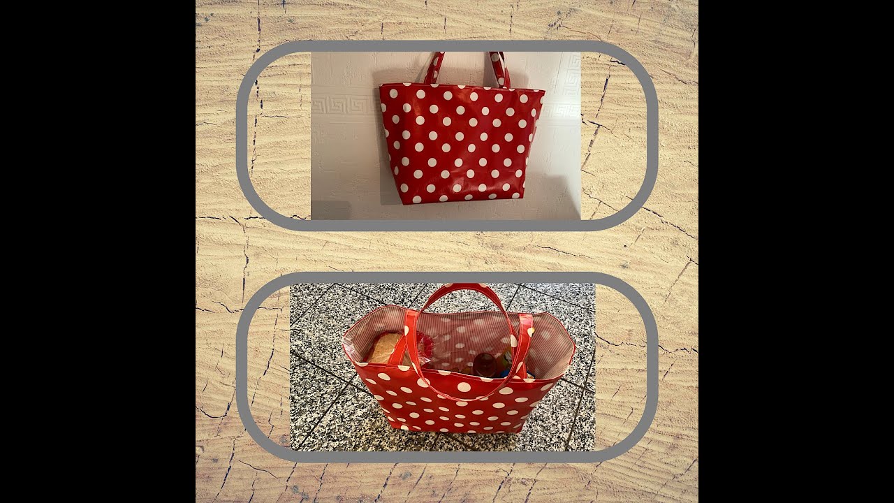 Tasche aus Wachstuch nähen