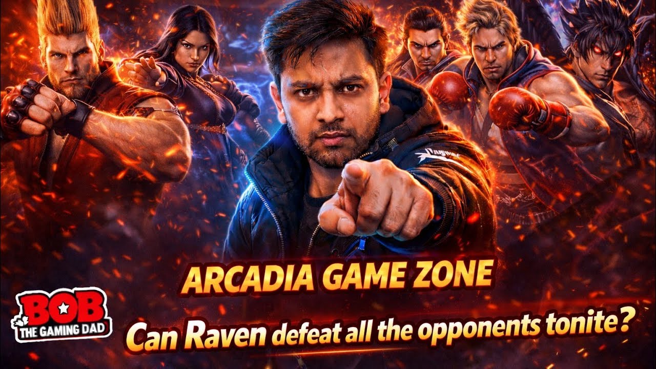 Arcadia Game zone Team vs Bob | The Gaming Dad playing tekken8 at Arcadia Game zone