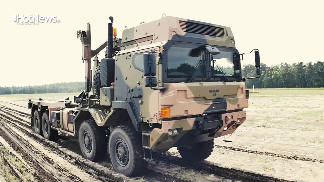 Военные грузовики моделей HX и TG от Rheinmetall для румынской армии