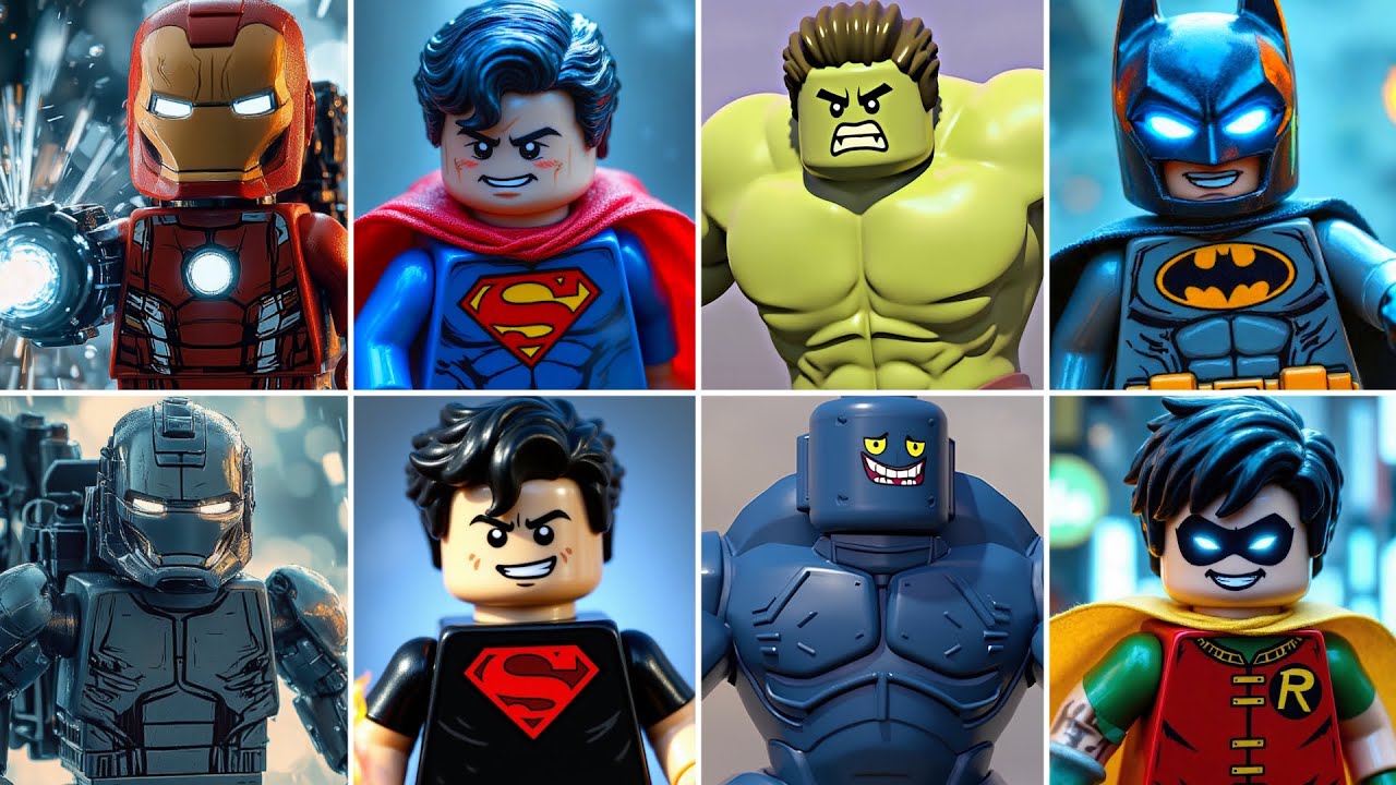LEGO Marvel & DC Superheroes with Their Sidekicks