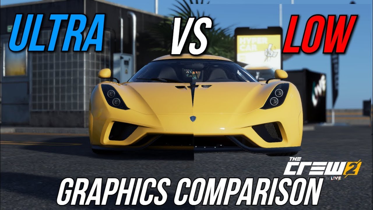 The Crew 2 - Low vs. Ultra Graphics Comparison [FullHD] [60fps]