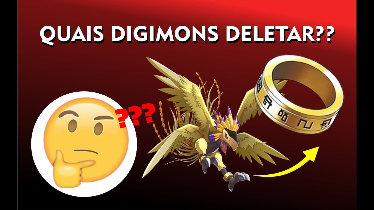 Quais Digimons deletar e itens adquiridos! (DIGIMON SUPER RUMBLE)