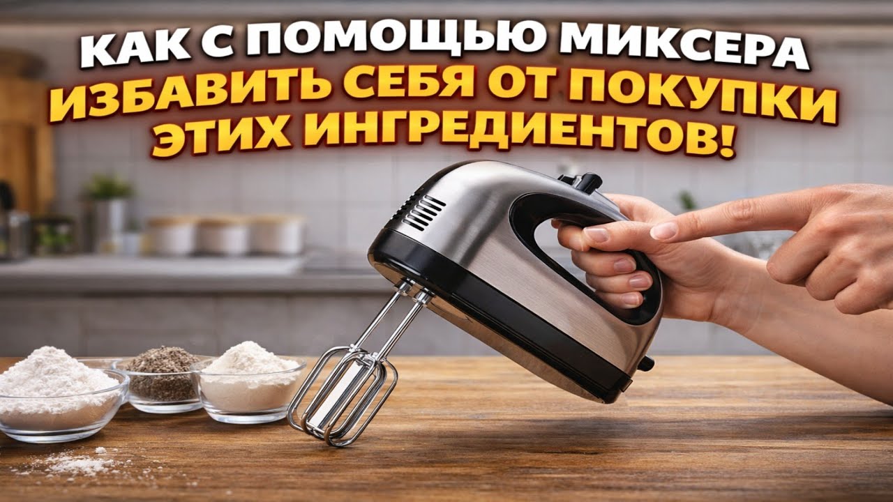 ⚡️ 99% людей используют миксер неправильно 🤯